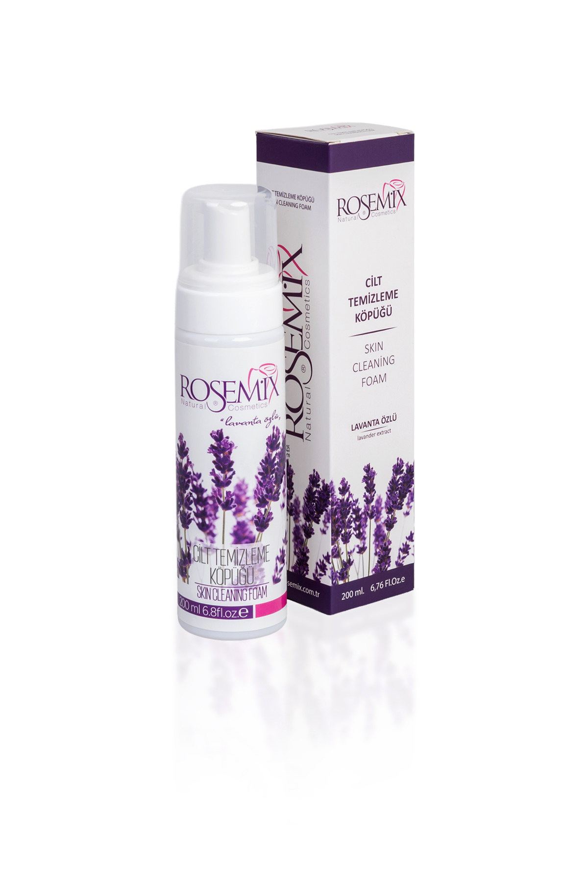 ROSEMIX - CILT TEMIZLEME KÖPÜĞÜ LAVANTA 200 ML - 2 ADETLIK SET ÜRÜN