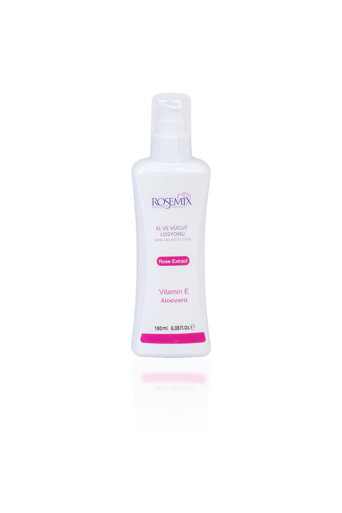 Rosemix - Gül Özlü Alovera Vitamin-E El Ve Vücut Losyonu 180 ml - 2 Adetlik Set Ürün