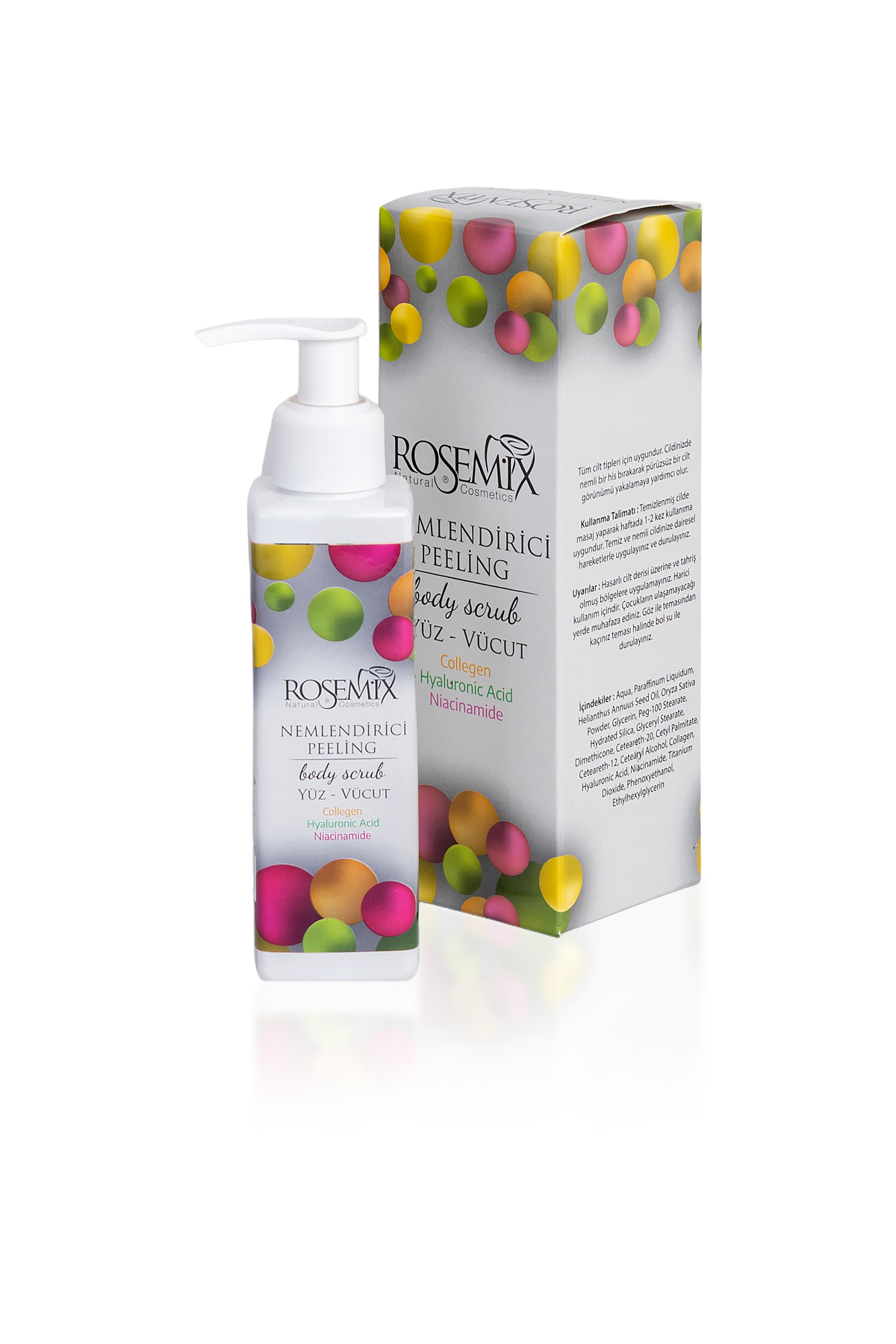 Rosemix - Nemlendirici Peeling 120 Ml - 2 Adetlik Set Ürün