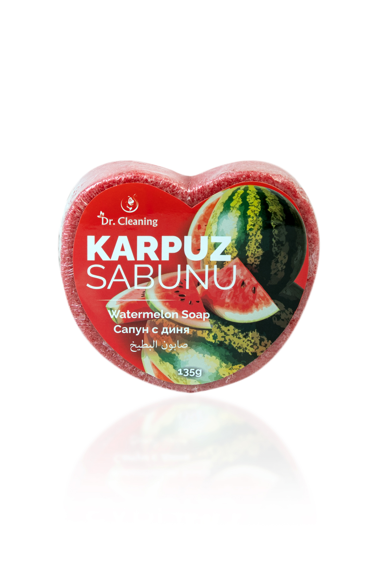 Dr. Cleaning - Karpuz Kalp Sünger Sabunu 135 Gr - 2 Adetlik Set Ürün