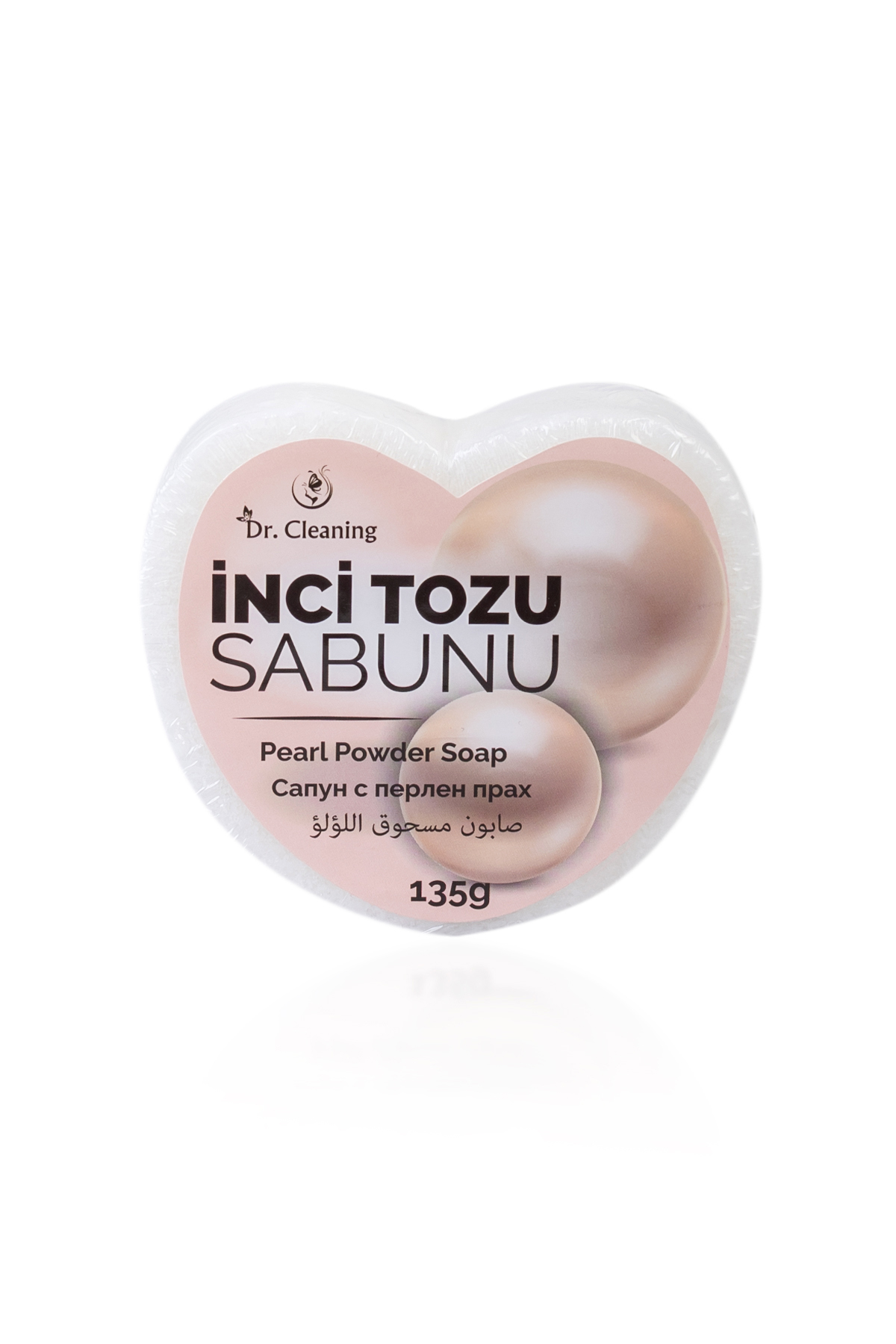 Dr. Cleaning - İnci Tozu Kalp Sünger Sabun 135 Gr - 2 Adetlik Set Ürün